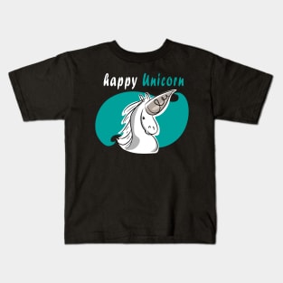 happy Unicorn t-shirt Kids T-Shirt